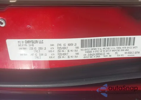 2009 Volkswagen Routan Se из США, поврежденный, VIN 2V8HW34189R546123